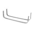 Miniatyrbillede 4 af 8: 2 stk. Metalrammer Retro Stilfuld Internt Aluminium 11,8in Ramme til DIY Craft Taske Punge Håndtasker Fremstilling Gave