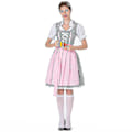 Pikkukuva 1 / 5: Kuuma naisten Oktoberfest-asu - saksalainen Dirndl-mekko baijerilaisiin karnevaaleihin - Hinnanlasku! L Vihreä