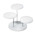 Miniatyrbilde 1 av 5: Flerlags Cupcake Stativ Akryl Trappet Serverings Rund Cupcake Tårn For Fest C