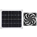 Miniatyrbillede 4 af 8: 6V 10W solcellepanel USB genopladelig monokrystallinsk silicium vandtæt solcelleladerpanel