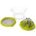 Miniatyrbillede 2 af 5: Citrus Juicer Håndpres med Målebæger Rivjern og Anti-slip Reamer 12oz til Citron Appelsin og Æg Separation