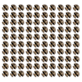 Miniatyrbild 7 av 8: 100 set svampnitar runt huvud 10 mm galvanisering halvcirkellegering Runt huvudnitar för punkkläder skor brons
