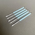 Miniatyrbillede 5 af 5: 5-delt Sæt Fleksible Dobbelt-Hovede Silikon-Skulpturværktøjer til Keramikkunst og Håndværk