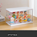 Miniatyrbillede 2 af 5: Gennemsigtig displaykasse klar opbevaringskab samling kasse til samling plast standard type