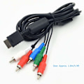 Miniatyrbilde 3 av 8: Universell AV-komponentkabel med signalinterferensbestandig AV-kabel for PS2 for PS3-tilbehør