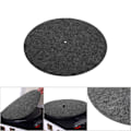 Miniatyrbilde 8 av 8: Platespiller tallerkenmatte 12" Antivibrasjons lydfilpute for vinylplatespiller (svart)