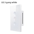 Miniatyrbillede 2 af 5: Tuya WiFi Hvid Smart Touch Kontakt 110-240V 2.5D Konkav Stil, C