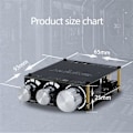 Miniatyrbilde 1 av 5: Bluetooth 5.0 100W+100W Effekt Subwoofer Forsterkerkort XY-T100L