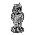 Miniatyrbild 2 av 8: Owl Decoy Plastrandig Liten Skakbar Vattentät Levande Form Fake Owl Fågelskrämmor för innergårdar Utomhusgräsmattor