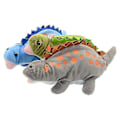 Miniatyrbillede 3 af 5: Pencil Case Kawaii Plys Høj Kapacitet Skoleartikler Dyr Dinosaur Gran Capacidad Taske Papeleria Material Kalem Kutusu Sød D