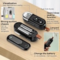 Miniatyrbild 3 av 5: 2-i-1 Mini Påseförslutare och Klippare Batteridriven Bärbar Handhållen Återförslutare Vakuumförslutare för Chips och Snacks