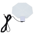 Miniatyrbillede 3 af 8: HDTV Digital Indendørs Antenne Hex Form 5 DB F HAN UHF 470862 MHZ Forstærket HD TV Antenne til HDTV（LAN1038 ）