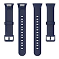 Miniatyrbilde 5 av 7: Erstatningsbånd som er kompatible for Xiaomi Mi Band 7 Pro myke silikonarmbånd, pustende, justerbar håndleddsstropp