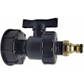 Miniatyrbillede 1 af 5: IBC Adapter, IBC Tank Adapter S60x6 Gevind Udskiftningsstik Havevandslange Ventilbeslag til IBC Containere Afløbsstik (Nippel)