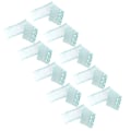 Miniatyrbillede 8 af 8: 10 meter kantbånd polyester tyl til tøjtilbehør DIY hovedbeklædning hår 2,6 tommer cyan-C4