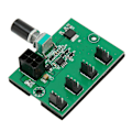 Pikkukuva 8 / 8: Rungon tuulettimen nopeudensäädin napa DC 12V PWM 4-kanavainen tuuletinsovitin 4pin 3pin 2pin PC-tuulettimelle
