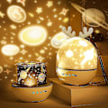 Miniatyrbillede 1 af 5: Baby Projektor Natlampe, 360 Rotation, 8 Sange, 6 Projektionsfilm