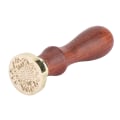 Miniatyrbilde 5 av 8: 1 stk retro treforseglingsvokspinner Klassisk seglstempel for bryllupsinvitasjonskort(039)