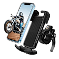 Pikkukuva 3 / 4: Moottoripyörän Puhelimenpidike Ohjaustangon Kiinnikkeellä iPhone 14 Plus Pro Max 13 Pro Max Samsung S9 S10