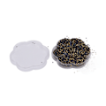 Miniatyrbillede 3 af 8: Rhinestones Hård Glansfuld DIY Glas Dekorative Negle Runde Stene til Smykker Tasker Håndværk S601 Guld