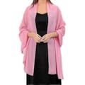 Chiffon Shawl Wrap for Wedding & Party Bridal Accessories Lightweight Decorative Scarf Cape Pink