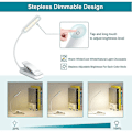 Miniatyrbilde 4 av 5: 9 LED Leselys, Oppladbart Leselys Lampe i 3 Lysstyrkemoduser (Kjølig Hvit/Varm Gul), Dimbar Leselys for Bok i Sengen, Bokklemme