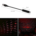 Pikkukuva 1 / 5: USB Mini Tähtiprojektiovalo - Kestävä LED-yövalo festivaaleille, auton sisustukseen - Romanttiset USB-valot (1 kpl)