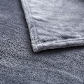 Miniatyrbillede 3 af 4: 1 stk. dejligt og sødt plys tæppe, tæppe til seng og sofa, blødt og let - 120 X 200 CM, grå