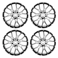 Pikkukuva 6 / 8: 4 kpl RC-pyörännapaa alumiiniseospyörännavan vanteet 52 mm Tamiya TT-01 1/10 RC-autolleMusta