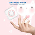 Miniatyrbillede 2 af 5: 1 Rulle Printpapir til Etiketter, Kvitteringer, Fotos, Noter og Memoer - Bærbar Trådløs Printer Mini Lomme Bluetooth Kompatibel med Android iOS Smartphone