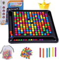 48-241 pcs Beads Intellectual Chessboard Strategy Board Game Chessboard for Kids & Adults