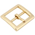 Miniatyrbillede 8 af 8: Messing Bæltespænde Enkelt Pin Ende Bar Hæl Guld Læder Håndværk Taske Hardware Tilbehør 40x56mm