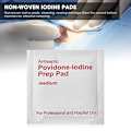 Miniatyrbillede 8 af 8: Bærbare Povidone Jod Non Woven Wipe Vådservietter Engangs Rengøringspude Åndbar (20 stk.)