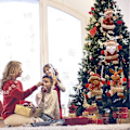 Miniatyrbillede 5 af 5: 4 stk. Julepynt DIY Julegaver Julemand Snemand Træ Vedhæng Dukke Ornament Hjem Soveværelse Bil Juletræ, Juletræsvedhæng
