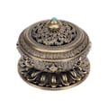 Miniatyrbillede 6 af 8: Røgelsebrænder Bronze Nepal Sandeltræ Legering Røgelse Brænder Holder til Te Værelse Bord Dekoration