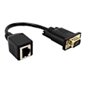 Miniatyrbilde 1 av 5: VGA til RJ45 Adapter Nettverkskabel til VGA Nettverkskabel Kobling Monitor til Nettverkskabel Kobling
