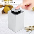 Miniatyrbillede 4 af 5: 304 rustfrit stål tandstikdispenser med automatisk tandstikdispenser