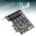 Miniatyrbillede 5 af 8: Udvidelseskort PCI E TIL AX99100 4-ports computertilbehør 115200bps til SPP/Byte/ECP-tilstand