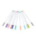 Miniatyrbillede 8 af 8: Metallic Maling Penne 12 Farver Blød Pen Tip Multifunktion Maling Marker Penne til Studerende Notering
