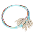 Miniatyrbilde 6 av 8: Fiberoptisk kabel 12 tråder keramisk hylse lav innsettingsdemping multimodus optisk fiber patchkabel for instrumentering