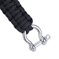 Miniatyrbillede 2 af 8: Military 550 Paracord Woven Survival Armbånd rustfrit stål spændesæt udendørs
