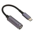 DC3.0mmx1.1mm naarasliitin Type C -urosliittimeen virtalatauskaapeli, tukee jopa 100W PD-latausta