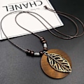 Pikkukuva 2 / 4: Boho Tree of Life set - Vintage puinen riipus naisille ja tytöille