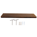 Miniatyrbillede 1 af 8: Vægmonterede opbevaringshylder Flydende hylde Træopbevaringsstativ Display Organizer til hjemmet Stue 50x14x2cm
