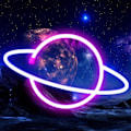 Miniatyrbild 1 av 5: Neon Skyltar Planet Lampor för Sovrum Väggdekor Batteri & USB Drivna Estetiska Led Neonljus