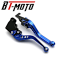 Miniatyrbillede 3 af 5: Yamaha YZF-R1 R6 Brems- og Koblingsgreb 2004-2008 2005-2016 Rød Aluminiumshåndtag