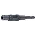 Miniatyrbillede 7 af 8: Impact Tough Quick Release Bit Holder Selvlåsende skruetrækker forlængerstang 1/4in Hex Shank Black