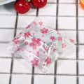 Miniatyrbillede 4 af 5: 100 stk./pakke blomstermønster bryllup plastkage kiks slikpose (orientalsk kirsebær 7 x 7 cm)