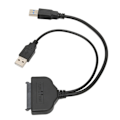 Pikkukuva 5 / 8: SATA– USB 3.0 -sovitinkaapeli 6 Gbps High Speed ​​Plug and Play Hot Swap -kiintolevysovitin 2,5 tuuman HDD SDD:lle