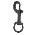 Miniatyrbilde 1 av 8: 316 rustfritt stål enkelthode krok Swivel Eye Snap Scuba Diving tilbehør (90MM, svart)